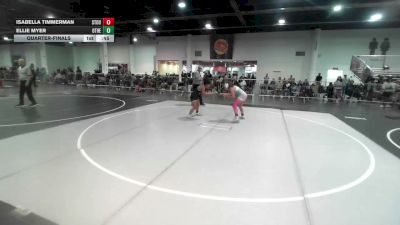 116 lbs Quarterfinal - Isabella Timmerman, Stout Wr Ac vs Ellie Myer, Other Team