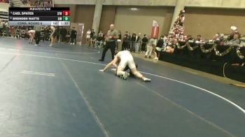 189 Championship Bracket Cons. Round 6 - Cael Spates, Stillwater vs Brenden Watts, Simley