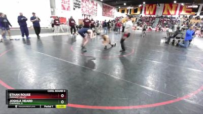 106 lbs Cons. Round 3 - Ethan Rouse, Parhump Valley vs Joshua Heard, Chaparral B