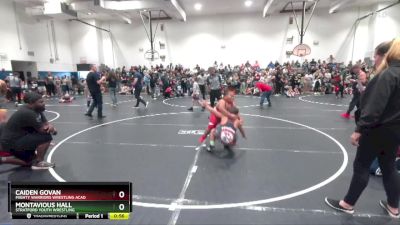 Round 1 - Caiden Govan, Mighty Warriors Wrestling Acad vs Montavious Hall, Stratford Youth Wrestling