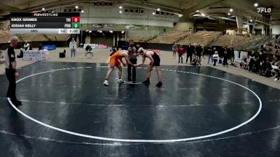 190 lbs 3rd Place - Josiah Kelly, Pigeon Forge High School vs Knox Grimes, Tullahoma High School