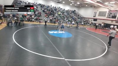 172 lbs Semifinal - Christian Burd, Hershey Hs vs Isaiah Wilson, Lampeter Strasburg Hs
