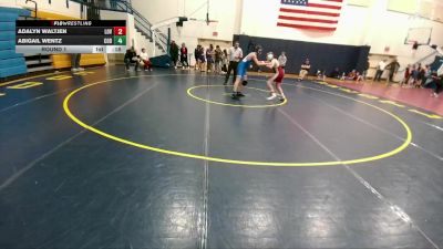 132 lbs Cons. Semi - Douglas Lewis, Riverton Middle School vs Britt Asay, Lovell Middle School