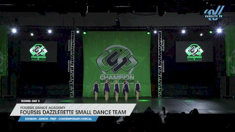 Foursis Dance Academy - Foursis Dazzlerette Small Dance Team [2023 Junior - Prep - Contemporary/Lyrical Day 3] 2023 ASC Schaumburg Showdown & CSG Schaumburg Dance Grand Nationals