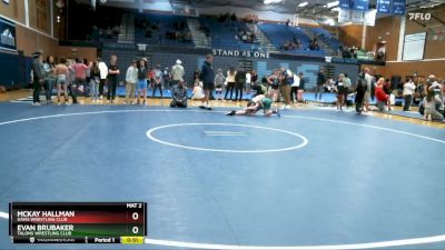 92-101 lbs Round 1 - Evan Brubaker, Talons Wrestling Club vs McKay Hallman, Davis Wrestling Club