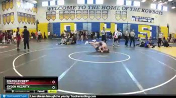 135 lbs 3rd Place Match - Gyden Mccarty, Sgwc vs Colton Fickett, Triangle Wrestling