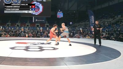 144 lbs Cons. Sub-rd Of 32 - Hunter Arnold, Arizona vs Ryan Fletcher, Iowa