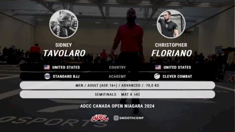 Sidney Tavolaro vs Christopher Floriano 2024 ADCC Niagara Open