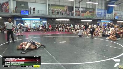 100 lbs Round 2 (3 Team) - Gavin Schexneider, Alabama Elite White vs Landon Stambaugh, Piedmont WC