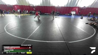 285 lbs Placement Matches (16 Team) - Tanner Gormanson, Wisconsin Rapids vs Traun Cook, Canton