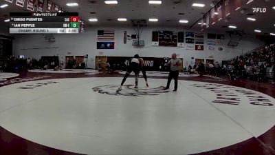 197 lbs Champ. Round 1 - Diego Fuentes, Carthage College vs Ian Pepple, Wisconsin-Eau Claire