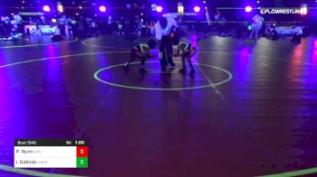 43 lbs Semifinal - Princeton Nunn, Daniel Cormier Wrestling vs Isaias Galindo, Moore Lions Youth Wrestling