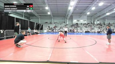 105 lbs Rr Rnd 2 - Derek Rogers, Indiana Outlaws Maroon vs Hawke Garrett, Team RJN Green