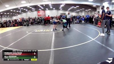 67-69 lbs Cons. Round 1 - Ella Bogdan, Osprey Wrestling Club vs Morgan Chaltraw, Smithfield Youth Wrestling