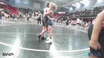 61 lbs Quarterfinal - Elijah Kroll, Raw Wrestling Club vs Levi Ellis, Tulsa North Mabee Stampede