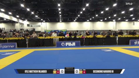 Secundino Navarro III vs Kyle Matthew Inlander 2025 World IBJJF Jiu-Jitsu No-Gi Championship