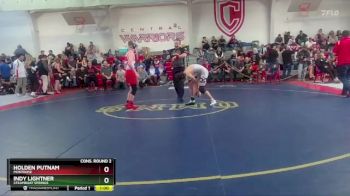 132 lbs Cons. Round 2 - Holden Putnam, Montrose vs Indy Lightner, Steamboat Springs