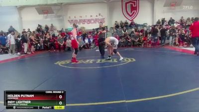 132 lbs Cons. Round 2 - Holden Putnam, Montrose vs Indy Lightner, Steamboat Springs