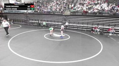 4A 115 lbs Champ. Round 1 - Sadie Rhoades, Uintah vs Sonya Stone, Provo