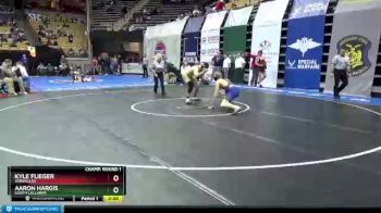 160 lbs Champ. Round 1 - Kyle Flieger, Versailles vs Aaron Hargis, South Callaway