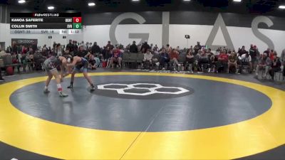 95 lbs Round 2 (6 Team) - Kanoa Saferite, Ohio Gold vs Collin Smith, Steel Valley Renegades Wrestling Club