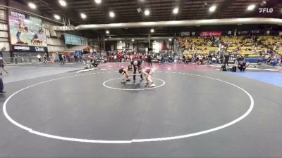 90 lbs 1st Place Match - Walker Kirkland, Glasgow Wrestling Club vs Bryson Peterson, Team Champs