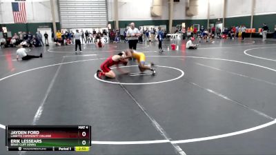 174 lbs Cons. Round 4 - Jayden Ford, Labette Community College vs Erik Lessears, Briar Cliff (Iowa)