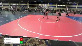 182 lbs Consi Of 32 #2 - Austin South, Reverence Grappling vs Angel Cisneros, Kings Wrestling