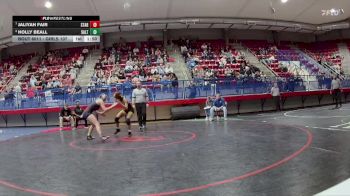 Girls 107 lbs Quarterfinal - Jaliyah Fair, Starkville High School Girls vs Holly Beall, Saltillo High School