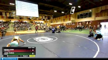 98 lbs Cons. Semi - Ethan Escobar, GWC Team Black vs Kash Shayegh, TITAN WRESTLING