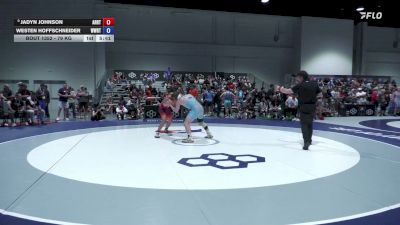 79 kg Champ. Rd Of 128 - Jadyn Johnson, Arkansas RTC vs Westen Hoffschneider, Wyoming Wrestling Reg Training Ctr