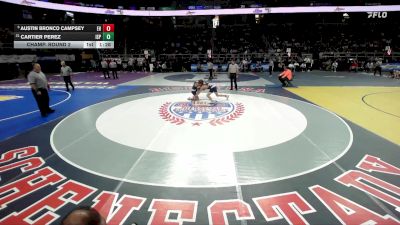 I-126 lbs Champ. Round 2 - Austin Bronco Campsey, East Hampton vs Cartier Perez, Islip