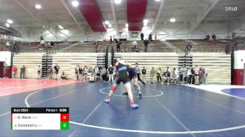 190 lbs 1st Place Match - Bryce Wenk, Jay County vs Jett Goldsberry, Patriots Wrestling Club