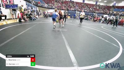 105 lbs Rr Rnd 4 - Leboy Bearbow, Darko Valley Wolf Pack vs Deklyn Barnes, Harrah Little League Wrestling