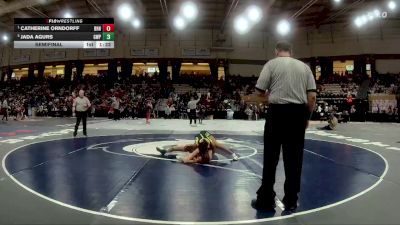 105 lbs Semifinal - Catherine Orndorff, Brunswick vs Jada Agurs, Gwynn Park