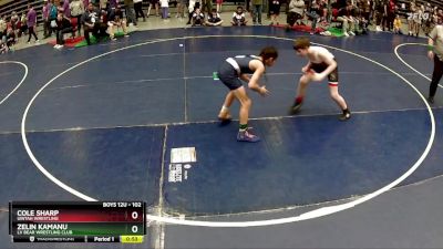 102 lbs Cons. Round 4 - Zelin Kamanu, LV Bear Wrestling Club vs Cole Sharp, Uintah Wrestling