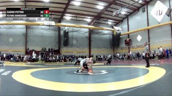 126 lbs Cons. Round 2 - Kaden Potter, St Charles East vs Flynn Arnestad, Faith Christian Academy