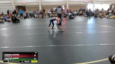 52 lbs Round 1 (6 Team) - Thomas Napper, Bad Bass vs Preston Knepp, Dundee WC