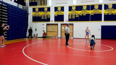 100 lbs Quarterfinal - Carly Jox, Mount Lebanon Hs vs Izabella Delprete, Butler Hs
