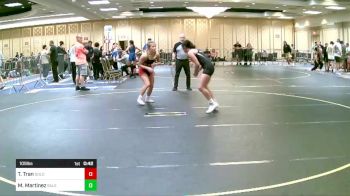 109 lbs Consi Of 8 #2 - Tylene Tran, Gold Rush Wr Ac vs Marlina Martinez, Salem Elite Mat Club