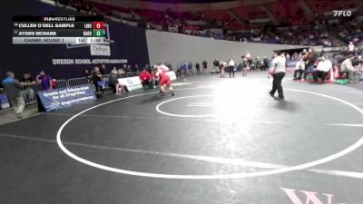 6A Boys 285 lbs Champ. Round 1 - Ayden McNabb, David Douglas Boys vs Cullen O`Dell Sample, Lincoln Boys