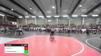 50 lbs 2nd Place - Alison Sutfin, Top Rank vs Nicholas Deifenbaugh, Bloomfield Youth Wrestling