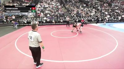 5A 165 lbs Quarterfinal - Ryker Olson, Spanish Fork vs Joel Dominguez, Kearns