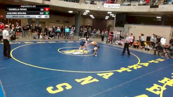 120 lbs 3rd Place Match - Isabella Rivas, Unattached vs Lailonie Molina, Unattached