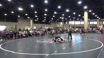 120 lbs Round 1 (6 Team) - Justin Harbin, Team Misfits vs Hunter Graham, East Alabama Wrestling Team