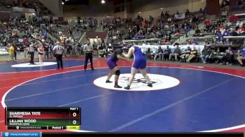 5A 235 lbs Semifinal - Lillian Wood, Mountain Home vs Sharmesia Tate, El Dorado