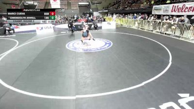 Champ. Round 2 - Marci Cueva, Northview High School Wrestling vs Gwendolyn Jewell, Team Jesus Wrestling Club