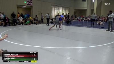 150 lbs Champ. Round 2 - Larry Davis, B.R.A.W.L vs Nicholas Stan, Wrestling Academy Of Louisiana