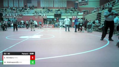 6U - 45 lbs Semis - Elliott Winters, Warrior Wrestling Club vs Wade Mahnesmith, Indiana