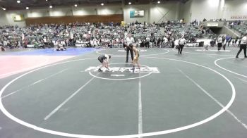 72 lbs Quarterfinal - Gwyneth Dale, Lassen Wrestling Association vs Alexzeah Corona, Blazers WC